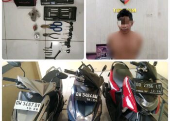 Sat Reskrim Polres Sinjai Amankan Terduga Pelaku Curanmor serta Pencurian dan Pemberatan