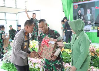 Kapolres Sidrap bersama Dandim Kompak Hadiri Lepas Sambut Danbrigif 11/Balik Sakti Parepare