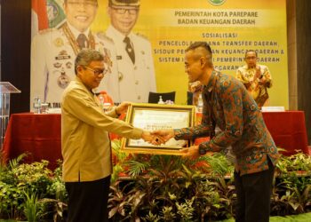 Kementerian Keuangan Beri Penghargaan Berkinerja Terbaik, Untuk Wali Kota Parepare