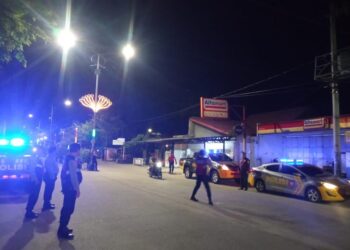 Personel Sat Samapta Turun Langsung Melaksanakan Patroli Blue Light