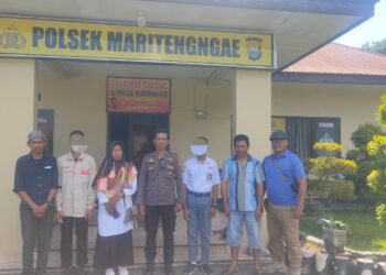 Polsek Maritengngae Beri Sanksi Cukur Rambut Hingga Botak Kepada Kedua Pelajar