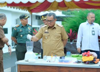 Wabup Lutfi Halide Musnahkan Barang Bukti Tindak Pidum. Kajari Soppeng Bilang Begini