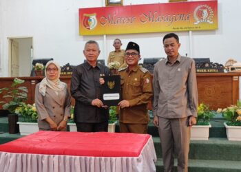 DPRD bersama Pemkab Sigi Setujui Perda Perubahan Pembentukan dan Susunan Perangkat Daerah