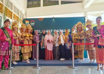 Tiba di Palembang, Erna Rasyid Taufan ‘Welcome Drink’ di Rujab Wali Kota Palembang