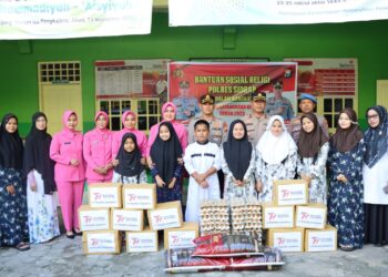 Kapolres Sidrap Bersama Ketua Bhayangkari Gelar Baksos Religi ke Panti Asuhan Aisyiyah