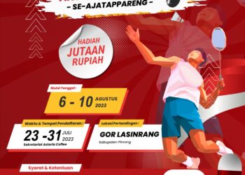 PWI Kabupaten Pinrang, Akan Gelar Lomba Bulu Tangkis Antar Wartawan se-Ajatappareng