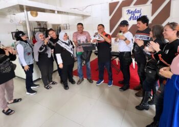 Turing Panjang ke Manado, Rombongan Pemoge Harley Davidson dari Makassar Diundang Ketua Kadin Sidrap Singgah Makan Siang