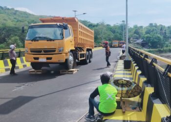 Pembangunan Jembatan Kembar Rampung, Dinas PUPR Parepare Lakukan Uji Beban