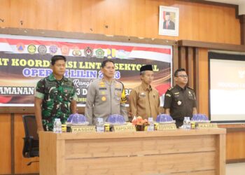 Kapolres Sidrap Pimpin Rakor Linsek Dalam Rangka Pengamanan Ops Lilin 2023