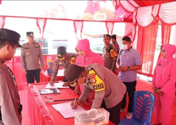 Maksimalkan Pelayanan, Kapolres Sidrap Pimpin Pengecekan Pospam dan Posyan Operasi Lilin 2023