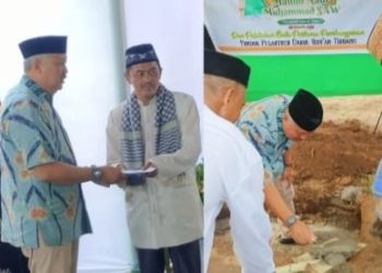 Peletakan Batu Pertama Ponpes Darul Qur’an Dambaan Warga Tiroang, Ini Kata Bupati Pinrang