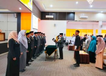 Taufan Pawe Lantik 10 Pejabat Tinggi Pratama Pemkot Parepare