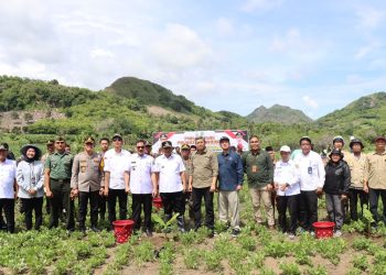 Kunker Pj. Gubernur Sulsel di Sidrap, AKBP Erwin Syah Turut Mendampingi