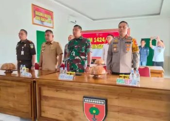 Komsos, Pj Bupati Pastikan Pemkab Dukung Program TNI