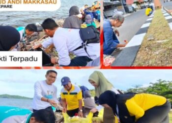 Sambut Penilaian Adipura. Manajemen RSUD Andi Makkasau Terlibat Kerja Bakti Terpadu Pemkot Parepare