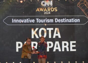 Parepare Raih Penghargaan Innovative Tourism Destination, di CNN Indonesia Award