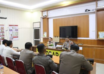 Kapolres Sidrap Pimpin Anev Personil, Perkuat Program Beyond Trust Presisi