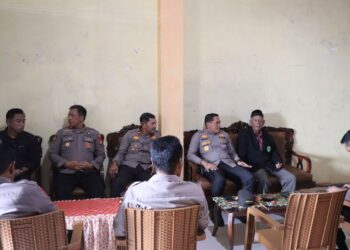 Kapolres Sidrap dan Jajaran Hadiri Halal Bi Halal di Ponpes As-Salman Allekuang