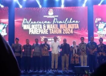 Pj Wali Kota Parepare Ikut Luncurkan Tahapan dan Maskot Pilwalkot 2024