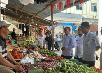 Sekda Parepare Pantau Pasar Lakessi, Pastikan Harga Barang Kebutuhan Pokok Stabil Terkendali 