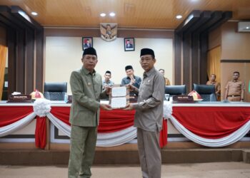 Pemkot Parepare dan DPRD, Teken Persetujuan Perda LPj APBD tahun 2023