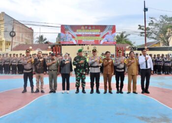 Kapolres Sidrap Pimpin Apel Gelar Pasukan Untuk Pengamanan Pilkada 2024