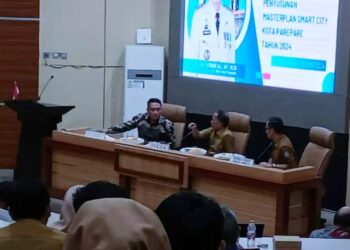 Bimtek Dinas Kominfo Kota Parepare, dihadiri Sekda Husni Syam