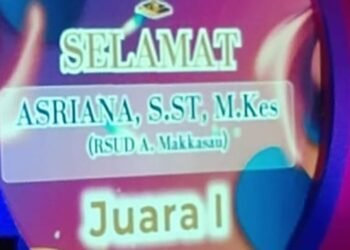 Bidan RSUD Andi Makkasau, Juara 1 Lomba Harganas se- Kota Parepare