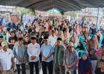 Bersama Tokoh Masyarakat dan Komunitas Tembok Lopie, Politisi Senior Andi Appe Makkarumpa Dukung Muhammad Zaini di Pilkada Parepare