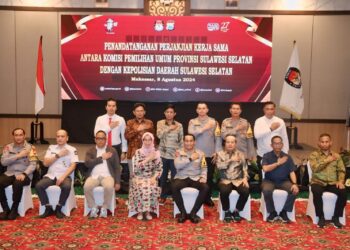 Kolaborasi Strategis KPU dan Polda Sulsel, Kapolres Sidrap Siap Kawal Pilkada 2024
