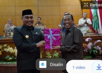 Penyerahan RPJPD Sidrap Dirangkai dengan Penandatanganan KUPA dan PPAS-P 2024