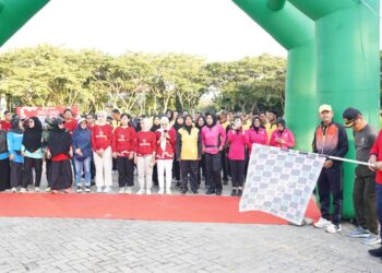 Rayakan Hari Proklamasi ke 79 RI, Pemkab Sidrap Gelar Fun Run dan Jalan Santai
