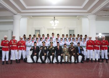 Kapolres Sidrap Hadiri Pengukuhan Paskibraka, Kesiapan Upacara HUT Ke-79 RI