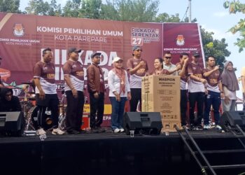 Pilkada Run KPU Parepare. Pj Wali Kota Akbar Ali : Politik Secukupnya, Persaudaraan Selamanya