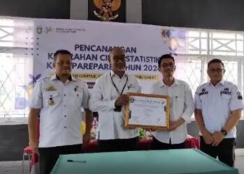 BPS dan Pemkot Parepare Gelar Program Cantik, di Kelurahan Lumpue