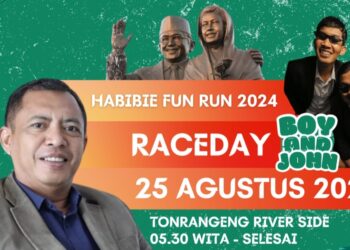 Ribuan Runner Bakal Ramaikan Habibie Fun Run, di Kota Parepare