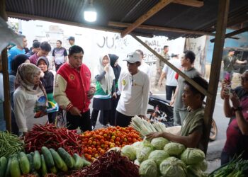 Abdul Hayat Pantau Harga dan Stok Bahan Pokok, di Pasar Lakessi Parepare