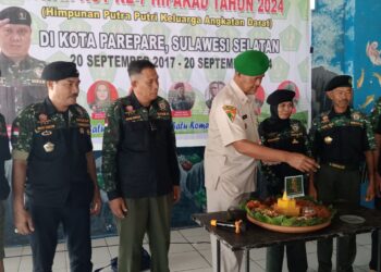 HUT HIPAKAD ke 7 Berlangsung Meriah, Ketua PPAD Parepare Potong Tumpeng