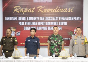 Rakor Kampanye Pilkada: Kapolres Sidrap Fokus Keamanan dan Ketertiban