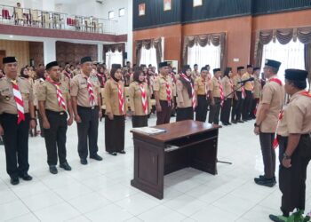 Ini Pesan Ketua Kwarcab Andi Jefrianto Asapa, Pada Pelantikan Kwarran di Sinjai