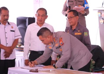 Peresmian Kantor Polsek Dua Pitue: Kapolres Sidrap dan Pj Bupati Sinergikan Keamanan Daerah