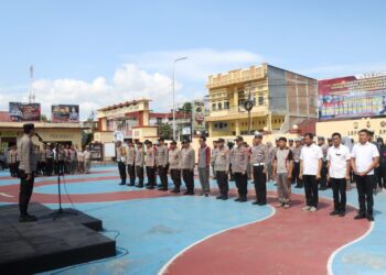 ⁠Polres Sidrap Apel Panggilan Luar Biasa (PLB) Dalam Rangka Kesiapan Pengamanan Pilkada 2024