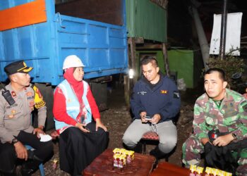 Kapolres Sidrap Kolaborasi Dandim dan PLN, Pastikan Keselamatan Warga Terdampak Bencana