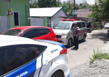 Gratis, Sat Lantas Polres Parepare Lakukan Pengawalan Pengantaran Jenazah