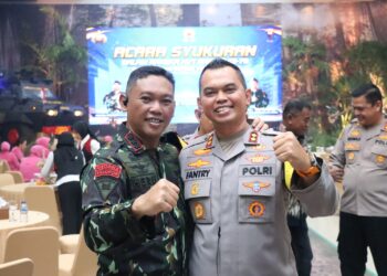 Kapolres Sidrap Hadiri Syukuran HUT Korps Brimob Polri ke-79 di Mapolda Sulsel