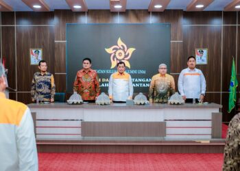 Pelantikan DPC IKA UNM Kabupaten Barru, Bupati Suardi Saleh dan Nurdin Halid Bilang Begini