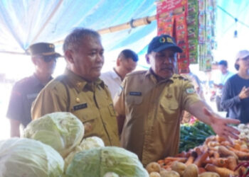 Kendalikan Inflasi, Pemprov Sulbar Bersama Pemkab Mamuju Pantau Harga Pangan di Pasar Tradisional