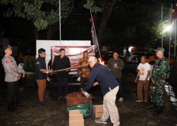 Kapolres Sidrap Bersama Forkopimda Melakukan Pemusnahan Surat Suara Rusak oleh KPU