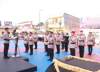 Regenerasi Polres Sidrap: Kapolres Pimpin Sertijab Kabag, Kasat, dan Kapolsek