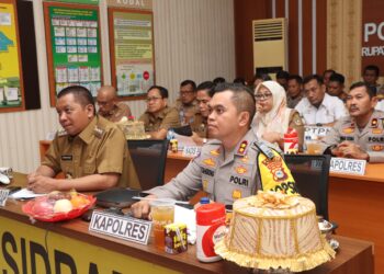 Kapolres Sidrap Ikuti Rakor Virtual, Siap Wujudkan Ketahanan Pangan